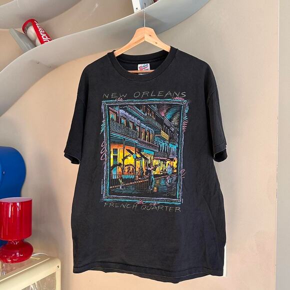 Vintage 1991 New Orleans French Quarter Shirt - Picture 1 of 6